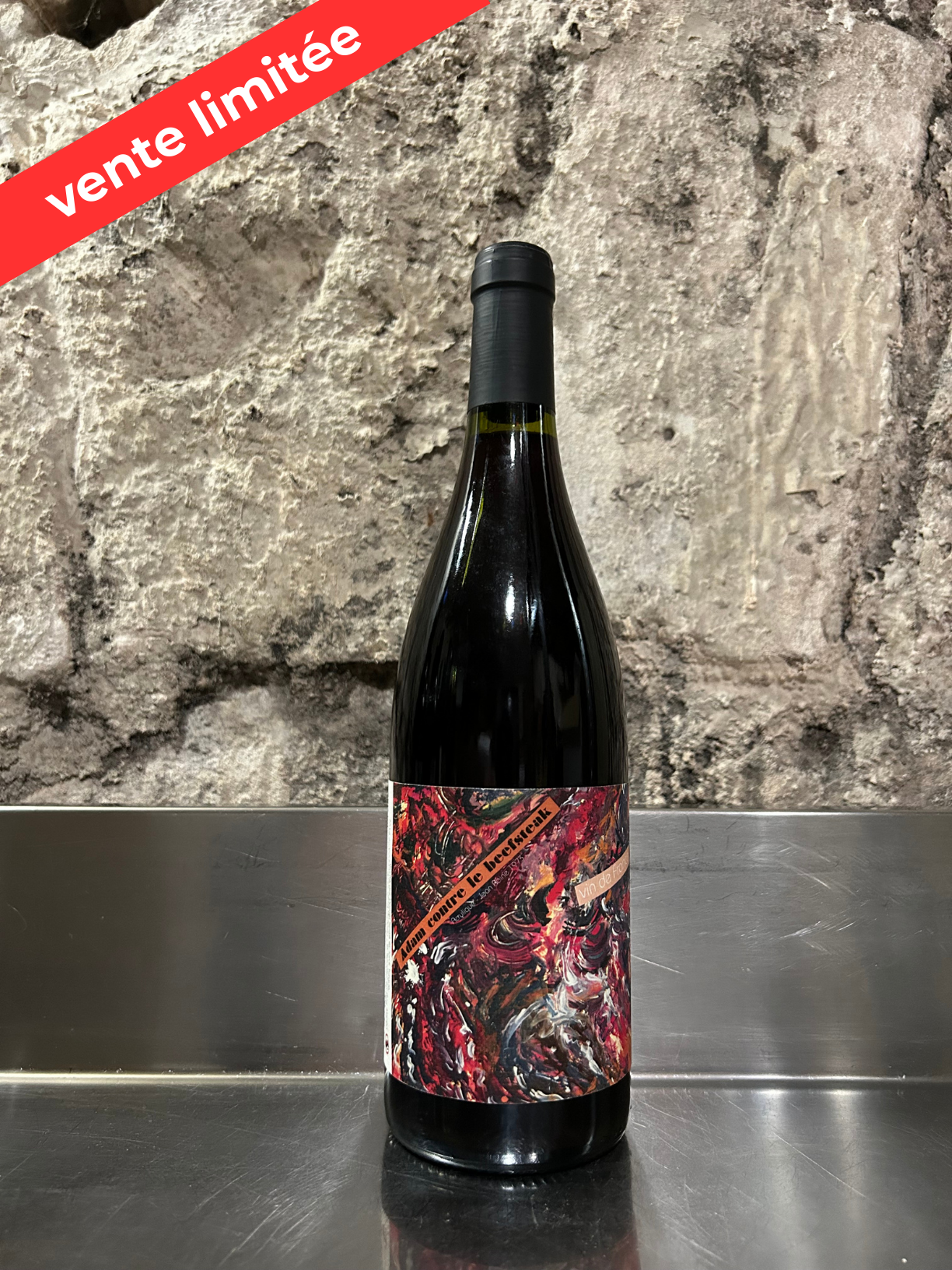 Adam contre le beefsteack, 2020, rouge