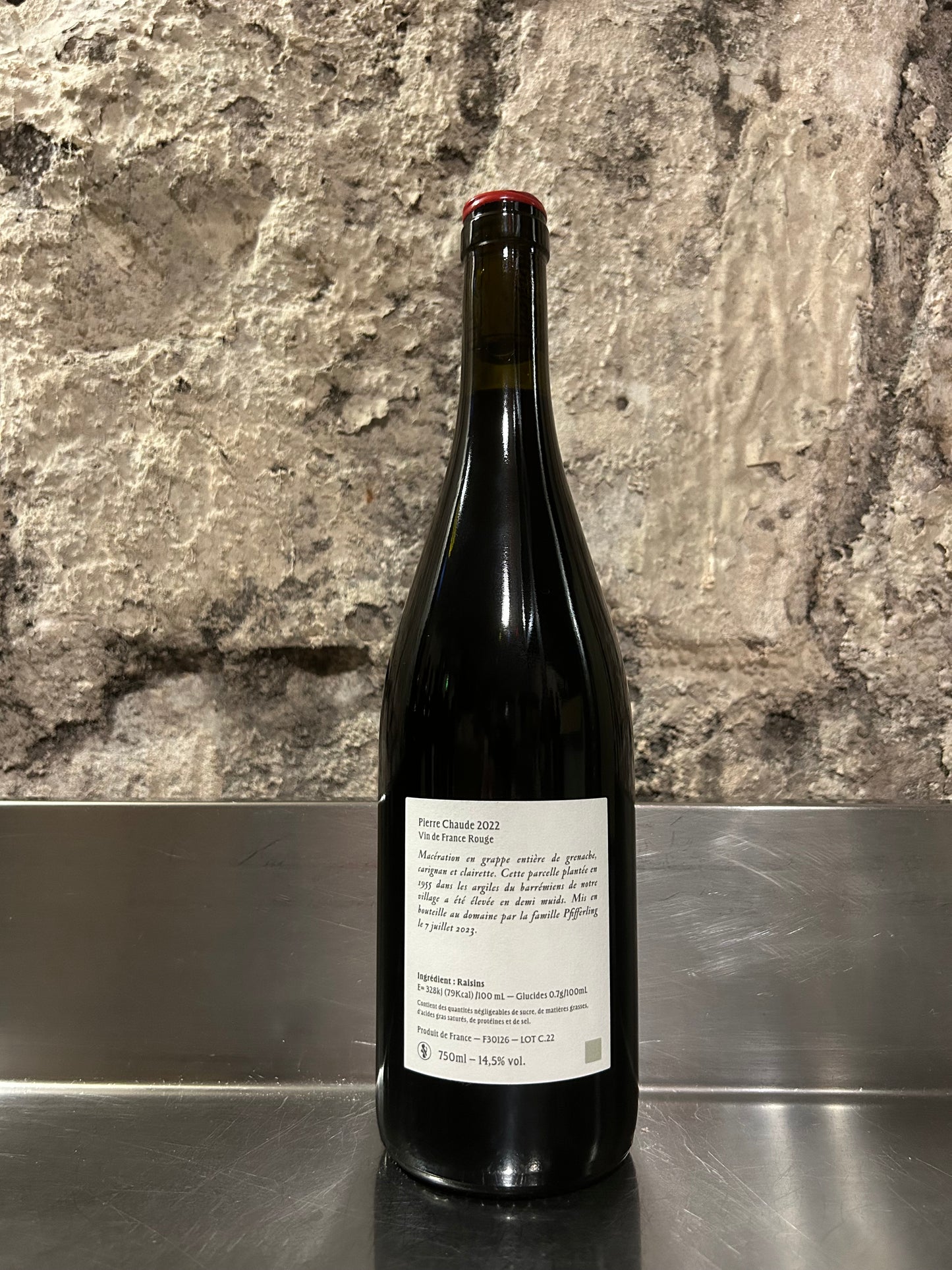 Pierre chaude, 2022, Rouge